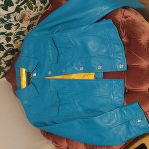 Studio Andrew Marc leather jacket sz m